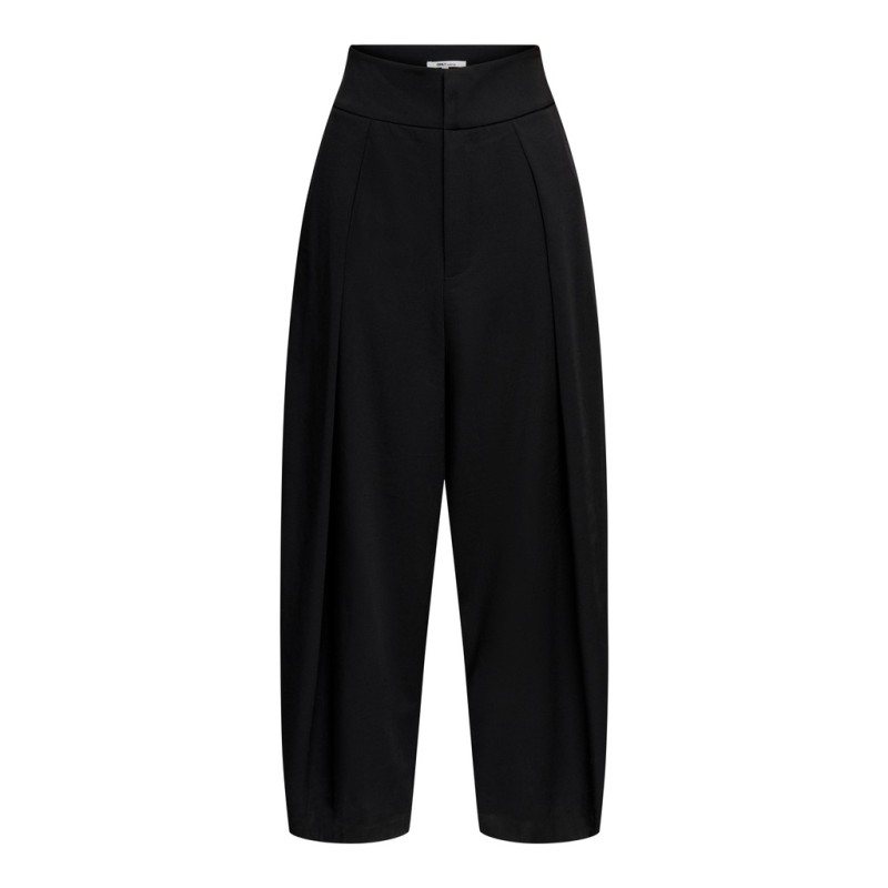 ONLY Disia high waist balloon pleat bukser - Black