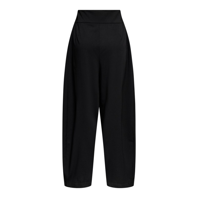 ONLY Disia high waist balloon pleat bukser - Black