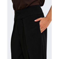 ONLY Disia high waist balloon pleat bukser - Black
