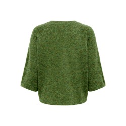 ONLY Simoni 3/4 strik pullover - Forest Night / Melange