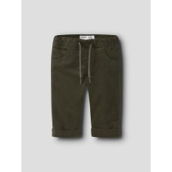 NAME IT MINI baby - Ben fløjlsbukser - Olive Night