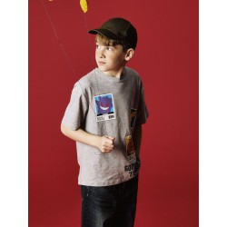 NAME IT KIDS dreng - Sebast pokemon bluse - Grey Melange