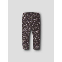NAME IT BABY pige - Oceana leggings - Chocolate Plum