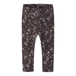 NAME IT BABY pige - Oceana leggings - Chocolate Plum