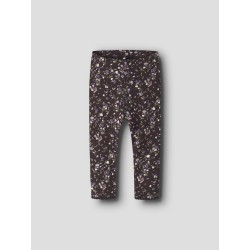 NAME IT BABY pige - Oceana leggings - Chocolate Plum