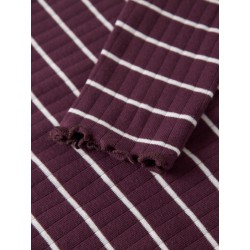 NAME IT MINI pige - Folena langærmet slim bluse - Mauve Wine