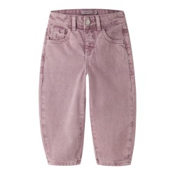 NAME IT MINI pige - Bella barrel denim jeans - Wild Ginger
