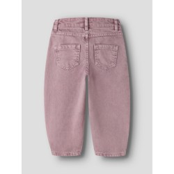 NAME IT MINI pige - Bella barrel denim jeans - Wild Ginger