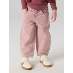 NAME IT MINI pige - Bella barrel denim jeans - Wild Ginger