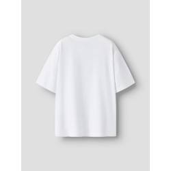 NAME IT KIDS dreng - Sena Minecraft T-shirt - Bright White