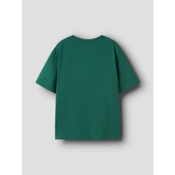 NAME IT KIDS dreng - Sena Minecraft T-shirt - Evergreen