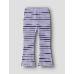 NAME IT MINI pige - Folena slim bootcut leggings - Lavender Icing