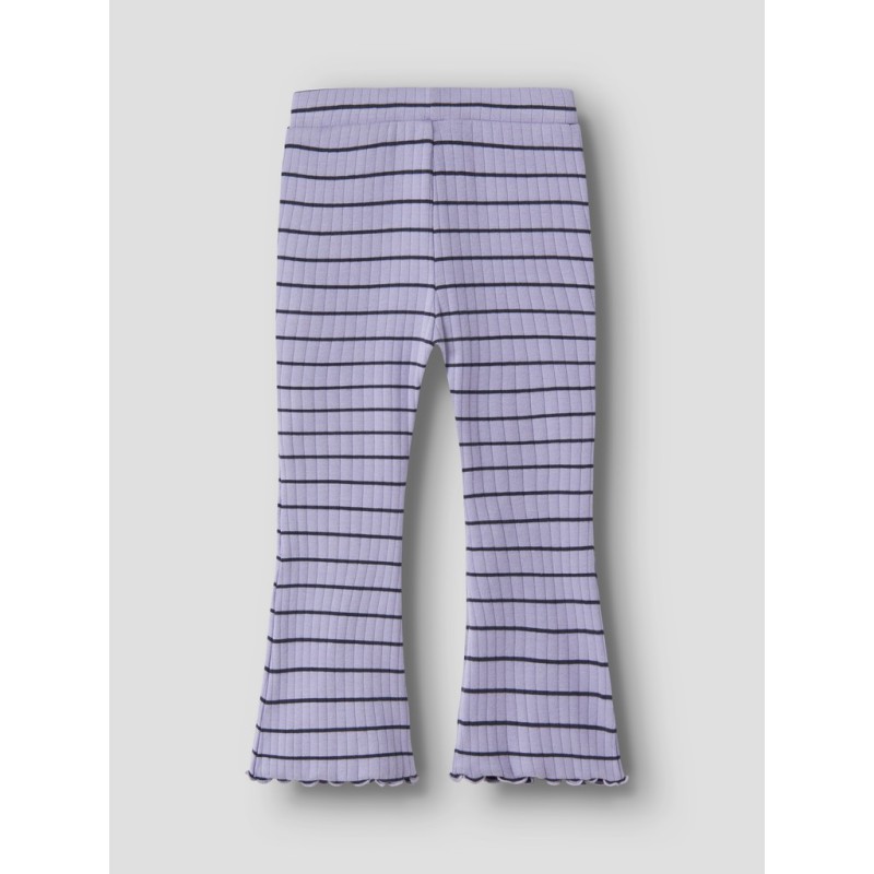 NAME IT MINI pige - Folena slim bootcut leggings - Lavender Icing