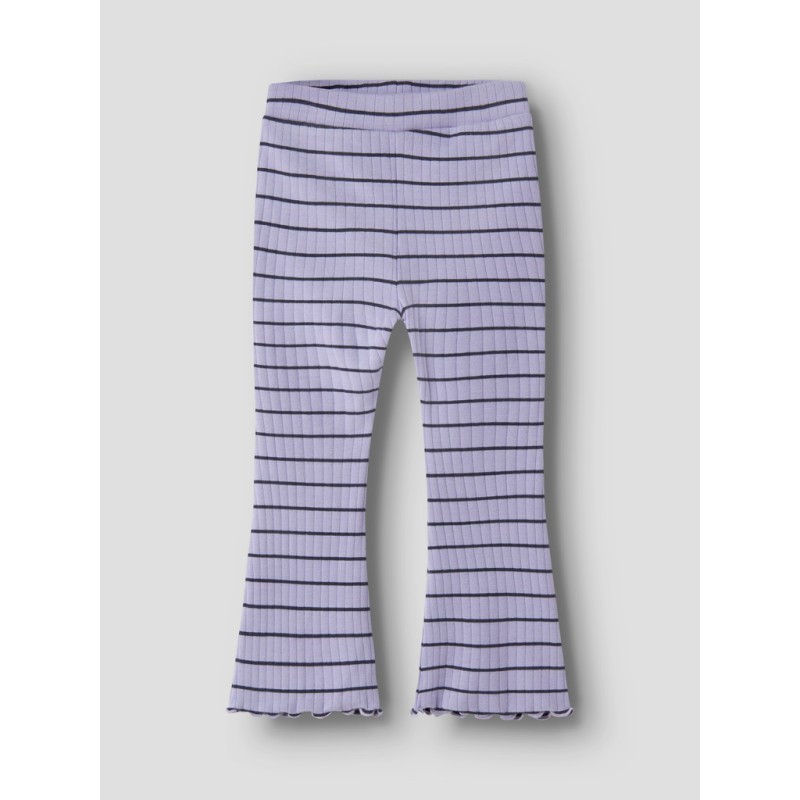 NAME IT MINI pige - Folena slim bootcut leggings - Lavender Icing