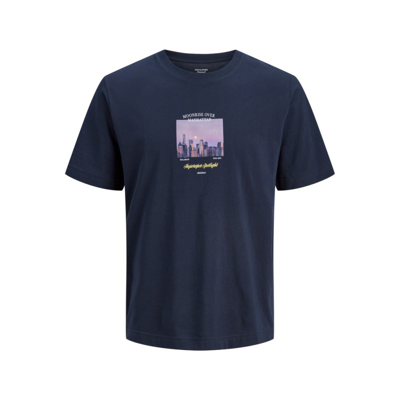 JACK & JONES Frederiksberg photo T-shirt - Sky Captain