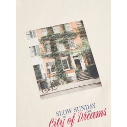 copy of JACK & JONES Frederiksberg photo T-shirt - Antique White