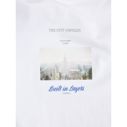 JACK & JONES Frederiksberg photo T-shirt - Bright White