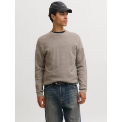 JACK & JONES Riley langærmet striktrøje - Morel