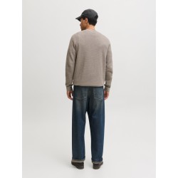 JACK & JONES Riley langærmet striktrøje - Morel
