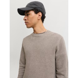 JACK & JONES Riley langærmet striktrøje - Morel