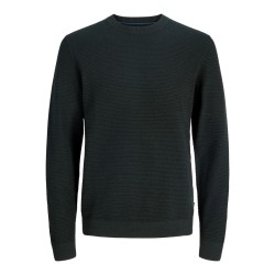 JACK & JONES Riley langærmet striktrøje - Scarab