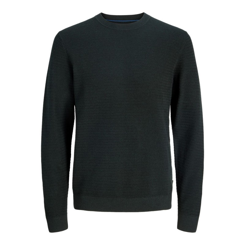 JACK & JONES Riley langærmet striktrøje - Scarab