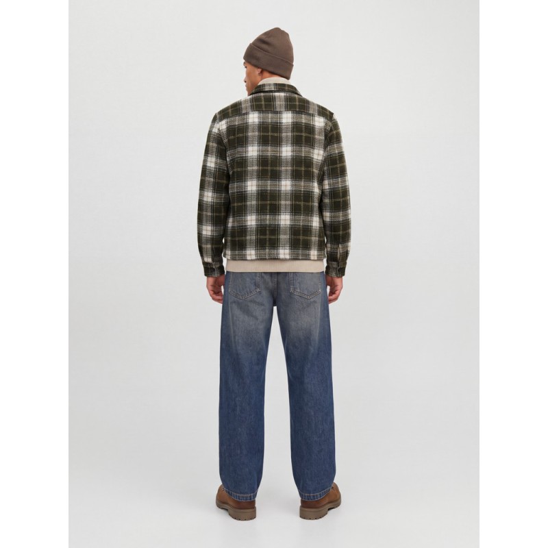 JACK & JONES Regent structure overshirt - Rosin