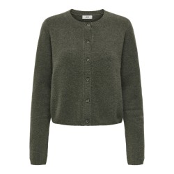 JDY Chloe strikcardigan - Kambaba / Melange