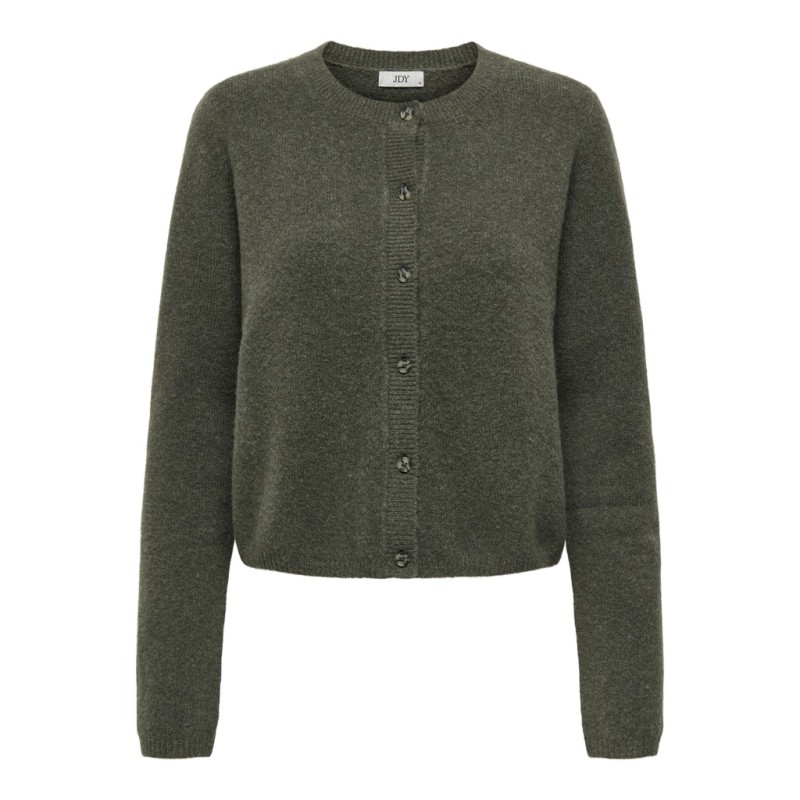 JDY Chloe strikcardigan - Kambaba / Melange