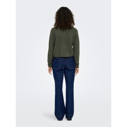 JDY Chloe strikcardigan - Kambaba / Melange