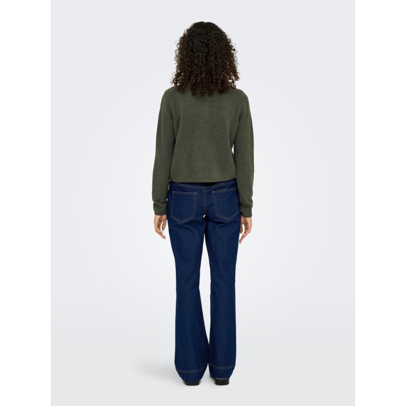 JDY Chloe strikcardigan - Kambaba / Melange