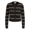 JDY Chloe strikcardigan - Chocolate Torte / Melange