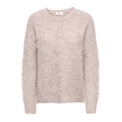 JDY Emmy strik pullover - Simply Taupe