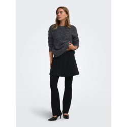 JDY Emmy strik pullover - Dark Grey Melange