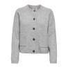 ONLY Piemonte strikcardigan - Light Grey Melange