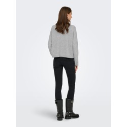 ONLY Piemonte strikcardigan - Light Grey Melange