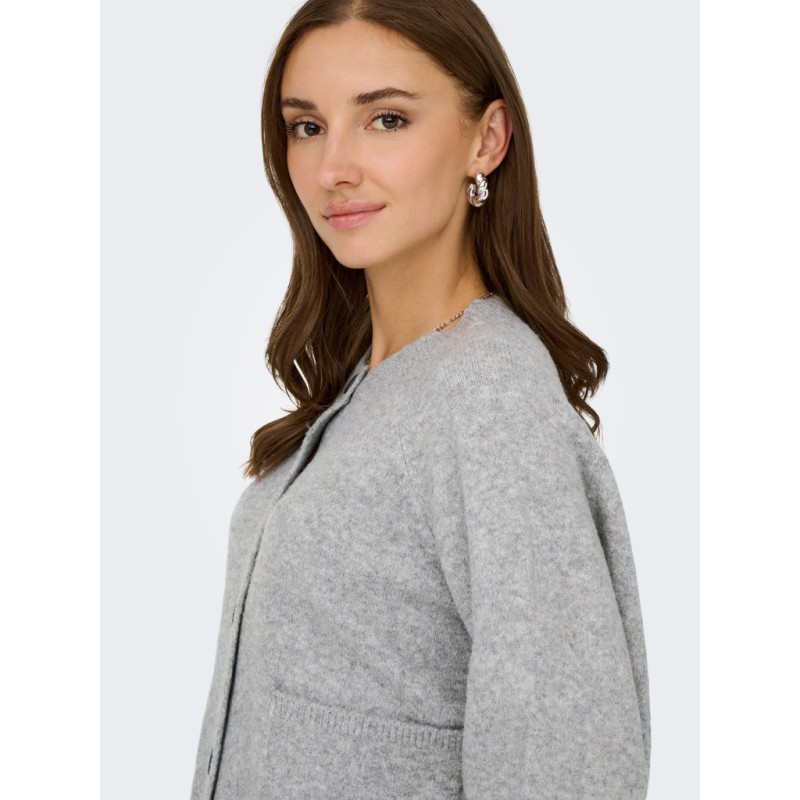 ONLY Piemonte strikcardigan - Light Grey Melange