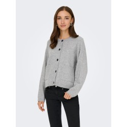 ONLY Piemonte strikcardigan - Light Grey Melange