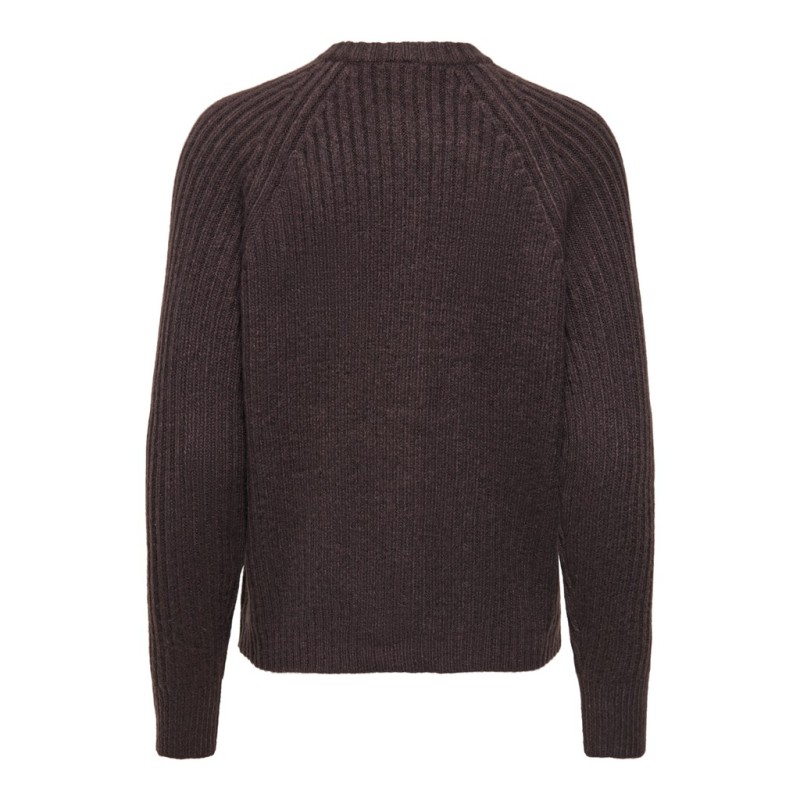 ONLY Kalibu strikcardigan - Chocolate Brown