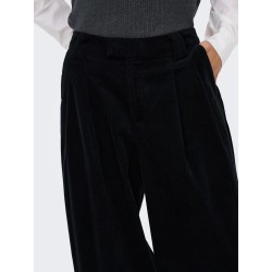 ONLY Svea-Nessa fløjlsbukser - Black