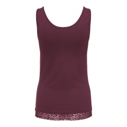 ONLY Live love tanktop - Fig / Lace