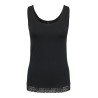ONLY Live love tanktop - Black / Lace
