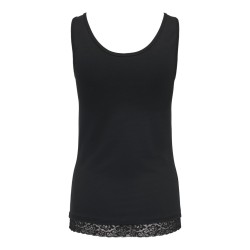ONLY Live love tanktop - Black / Lace