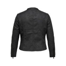 ONLY CARMAKOMA Avana bikerjakke - Black