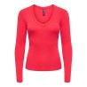 ONLY Riley langærmet bluse - Lollipop