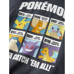 NAME IT KIDS dreng - Stus pokemon sweatshirt - Ombre Blue