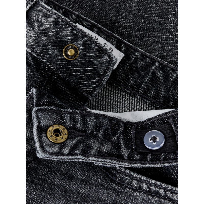 NAME IT MINI pige - Bella barrel denim jeans - Dark Grey Denim