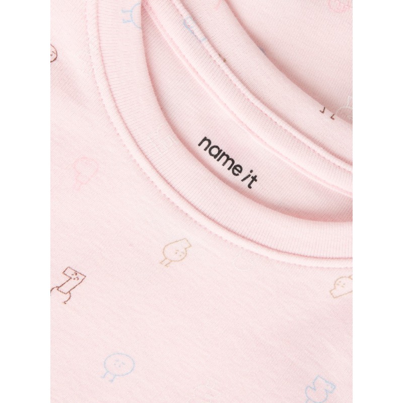 NAME IT MINI pige - Lydiana langærmet s-slim top - Mary'S Rose