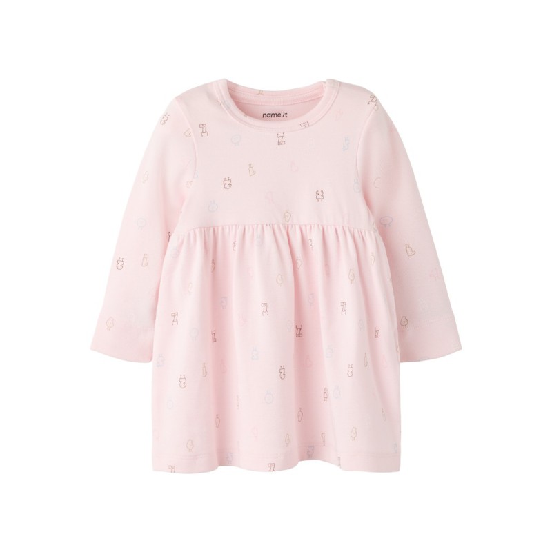 NAME IT BABY pige - Lydianna langærmet kjole - Mary'S Rose