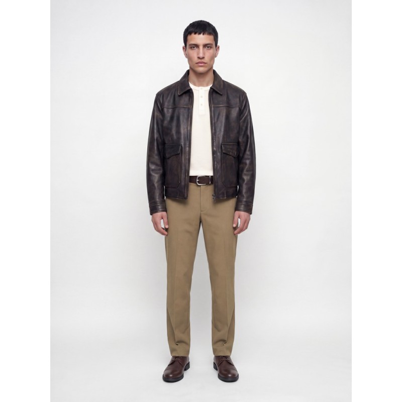 JACK & JONES Bill Toby Chino Bukser - Brindle